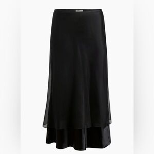 Khaite Monina Layered Midi-Skirt